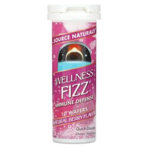 Source Naturals Wellness Fizz Natural Berry Flavor 10 bánh 021078020516