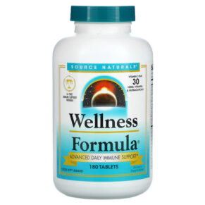 Source Naturals Wellness Formula Advance Daily Immune Support 180 viên 021078024408
