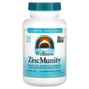 Source Naturals Wellness ZincMunity 50 mg 120 viên 021078028826