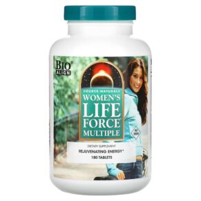 Source Naturals Women's Life Force Multiple No Iron 180 viên 021078019534