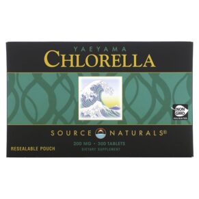 Source Naturals Yaeyama Chlorella 200 mg 300 viên 021078019299
