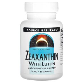 Source Naturals Zeaxanthin + Lutein 10 mg 60 viên 021078018827