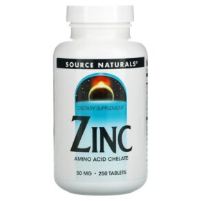 Source Naturals Zinc 50 mg 250 viên 021078003304