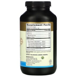 Spectrum Essentials Fish Oil Omega-3 1.000 mg 250 Softgels 022506516250