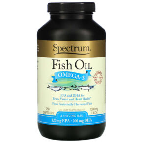 Spectrum Essentials Fish Oil Omega-3 1.000 mg 250 viên 022506516250