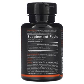 Sports Research Astaxanthin Triple Strength 12 mg 60 Softgels 023249012566