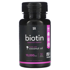 Sports Research Biotin + Coconut Oil 10.000 mcg 30 viên 023249011385