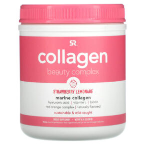 Sports Research Collagen Beauty Complex Marine Collagen Strawberry Lemonade 6.34 oz (180 g) 023249013433