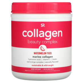 Sports Research Collagen Beauty Complex Marine Collagen Watermelon Yuzu 6.38 oz (181 g) 023249013457