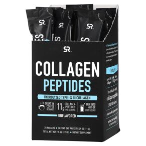 Sports Research Collagen Peptides Unflavored 20 gói 0.39 oz (11 g) 023249010913