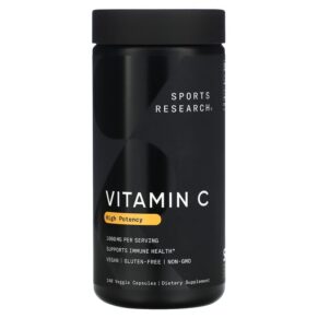 Sports Research High Potency Vitamin C 1.000 mg 240 viên 023249090021
