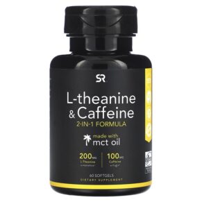 Sports Research L-Theanine & Caffeine 2-in-1 Formula 60 viên 023249012269