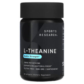 Sports Research L-Theanine Double Strength 200 mg 60 viên 023249010173
