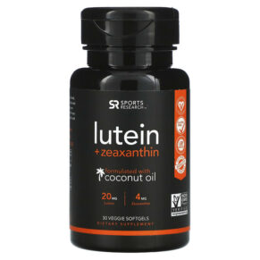 Sports Research Lutein + Zeaxanthin + Coconut Oil 30 viên 023249012528