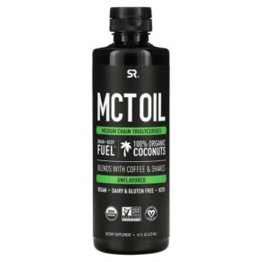 Sports Research MCT Oil Unflavored 16 fl oz (473 ml) 023249011019