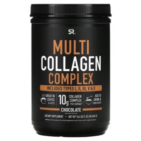 Sports Research Multi Collagen Complex Chocolate 1.03 lb (465 g) 023249013068