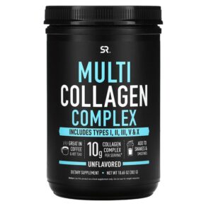 Sports Research Multi Collagen Complex Unflavored 10.65 oz (302 g) 023249013075