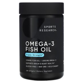 Sports Research Omega-3 Fish Oil Triple Strength 120 viên 023249091141