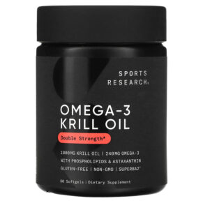 Sports Research Omega-3 Krill Oil Double Strength 1.000 mg 60 viên 023249004530