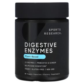 Sports Research Plant-Based Digestive Enzymes 90 viên 023249090205