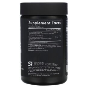 Sports Research Turmeric Curcumin 500 mg 120 Softgels 023249000839