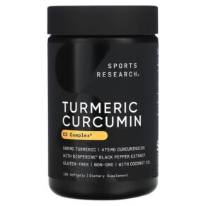 Sports Research Turmeric Curcumin 500 mg 120 viên 023249000839