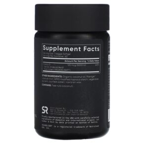 Sports Research Vegan Vitamin D3 125 mcg (5.000 IU) 60 Veggie Softgels 023249011491