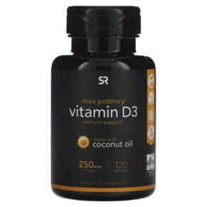 Sports Research Vitamin D3 250 mcg (10.000 IU) 120 viên 023249090120