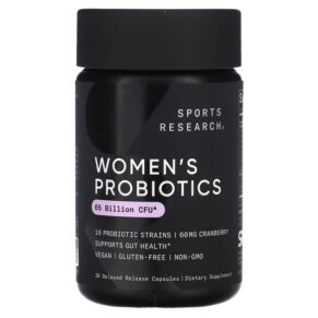Sports Research Women's Probiotics Cranberry 65 Billion CFU 30 viên 023249091387