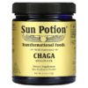 Sun Potion Chaga Raw Mushroom Powder Wild Harvested 2.5 oz (70 g) 850001146043