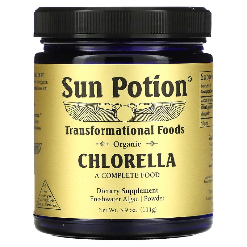 Sun Potion Chlorella Powder Organic 3.9 oz (111 g) 1 Sun Potion Chlorella Powder Organic 3.9 oz (111 g) 850001146050
