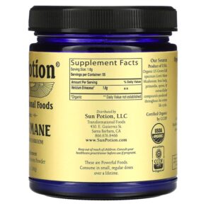 Sun Potion Organic Lion's Mane 3.5 oz (100 g) 850001146104