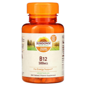 Sundown Naturals B-12 500 mcg 200 viên 030768126087