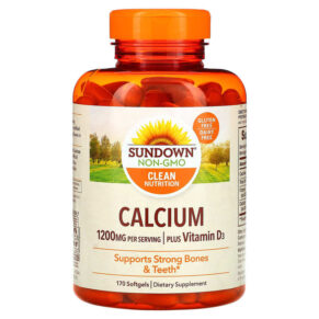 Sundown Naturals Calcium Plus Vitamin D3 600 mg 170 viên 030768134389