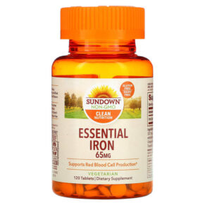 Sundown Naturals Essential Iron 65 mg 120 viên 030768412838