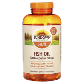 Sundown Naturals Fish Oil 1.200 mg 300 viên 030768276645