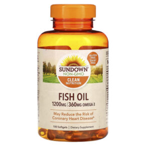 Sundown Naturals Fish Oil 600 mg 100 viên 030768168889