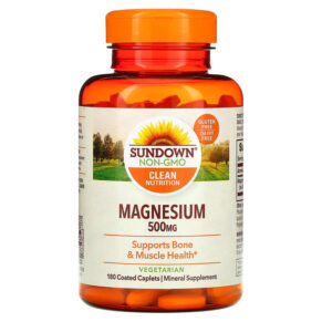 Sundown Naturals Magnesium 500 mg 180 viên 030768301736