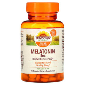 Sundown Naturals Melatonin 5 mg 90 viên 030768157456