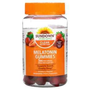 Sundown Naturals Melatonin Strawberry 2.5 mg 60 viên 030768535032