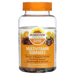 Sundown Naturals Multivitamin Grape Orange & Cherry Flavored 120 viên 030768304171