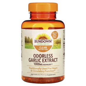 Sundown Naturals Odorless Garlic Extract 1.000 mg 250 viên 030768055332