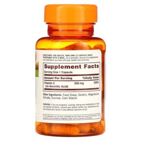 Sundown Naturals Vitamin C Timed Release 500 mg 90 Capsules 3 Sundown Naturals Vitamin C Timed Release 500 mg 90 Capsules 030768905262