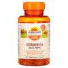 Sundown Naturals Vitamin D3 25 mcg (1.000 IU) 400 viên 030768199951