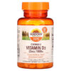 Sundown Naturals Vitamin D3 Strawberry-Banana 25 mg (1.000 IU) 120 viên 030768503567