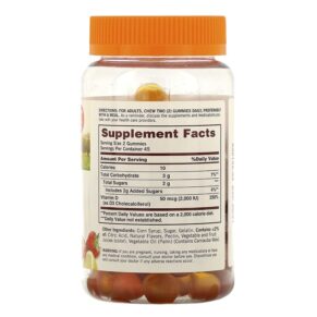 Sundown Naturals Vitamin D3 Gummies Strawberry Orange & Lemon Flavored 25 mcg (1.000 IU) 90 Gummies 030768534912