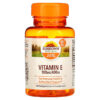 Sundown Naturals Vitamin E 180 mg (400 IU) 100 viên 030768032685