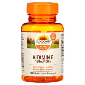 Sundown Naturals Vitamin E 180 mg (400 IU) 100 viên 030768032685