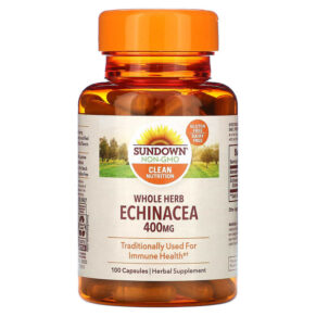 Sundown Naturals Whole Herb Echinacea 400 mg 100 viên 030768003395