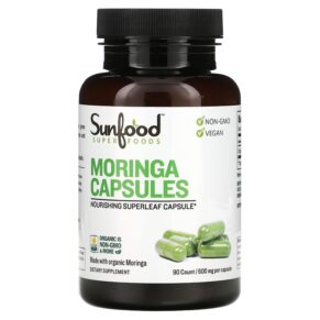 Sunfood Moringa 600 mg 90 Count 803813101847